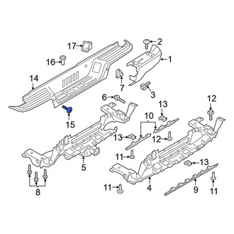 Ford OE - Fender Insulator Clip