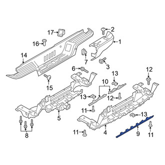 Ford OE - Rear Bumper Cover Spacer Panel