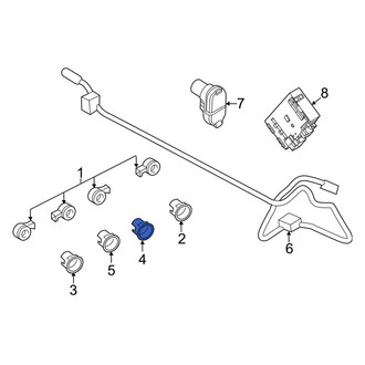Ford OE - Rear Right Inner Parking Aid Sensor Housing