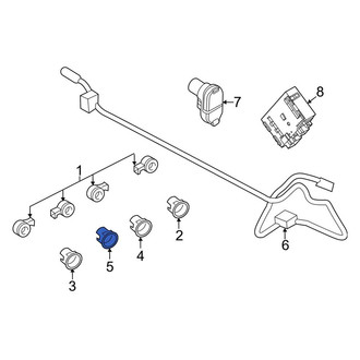 Ford OE - Rear Left Inner Parking Aid Sensor Housing