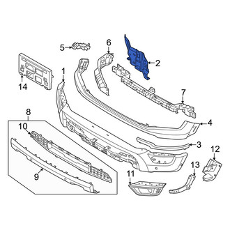 Ford OE - Front Left Bumper Face Bar Mount