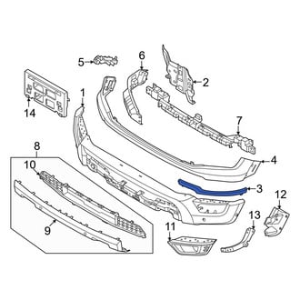 Ford OE - Front Left Bumper Cover Spacer Panel