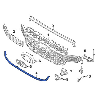 Ford OE - Front Center Right Grille Molding