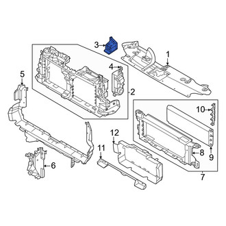 Ford OE - Upper Radiator Shutter Bracket