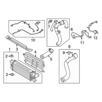 Ford OE - Cooling - Intercooler (2.3L)