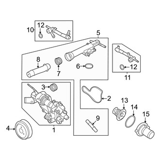 Ford OE - Cooling - Water Pump (2.7L)