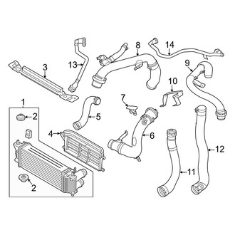 Ford OE - Cooling - Intercooler (3.0L)