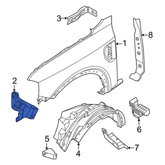 Ford OE - Front Left Fender Bracket