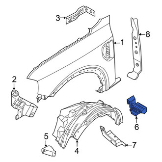 Ford OE - Rear Left Fender Liner Support Bracket