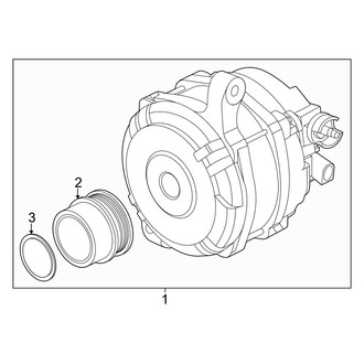 Ford OE - Electrical - Alternator (Lariat / XL / XLT 2.3L)