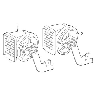 Ford OE - Electrical - Horn (Lariat / Raptor / XL / XLT)