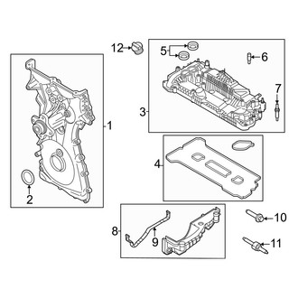 Ford OE - Engine - Valve & Timing Covers (2.3L)