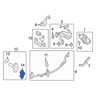 Ford OE - Exhaust Gas Recirculation (EGR) Tube Gasket