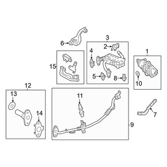 Ford OE - Emission System - EGR System (2.3L)
