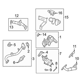 Ford OE - Emission System - EGR System (2.7L)