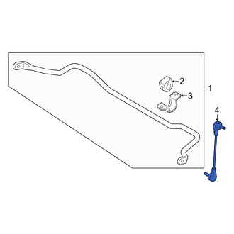 Ford OE - Front Suspension Stabilizer Bar Link