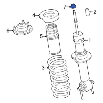Ford OE - Upper Suspension Shock Absorber Nut