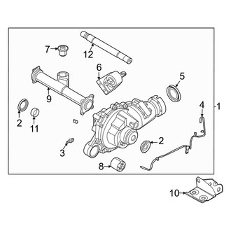 Ford OE - Front Suspension - Carrier & Components (4WD)