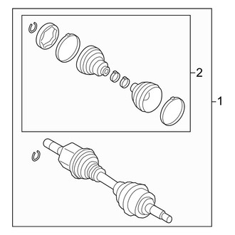 Ford OE - Front Suspension - Drive Axles (Raptor 4WD)