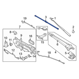 Ford OE - Left Wiper Blade