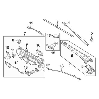 Ford OE - Windshield - Wiper & Washer Components