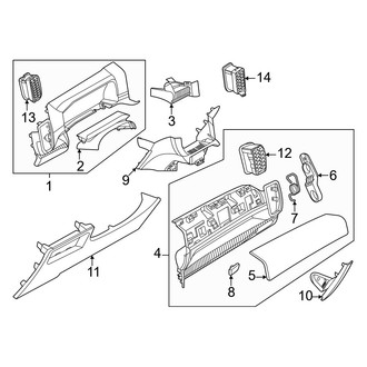 Ford OE - Instrument Panel Components