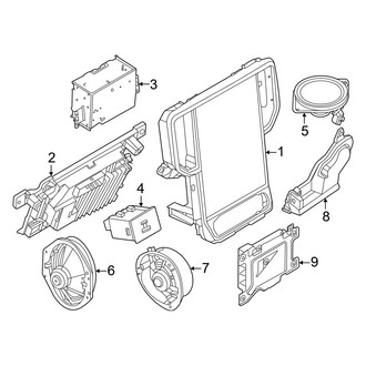 Ford OE - Instrument Panel - Sound System (Lariat / Raptor / XLT)