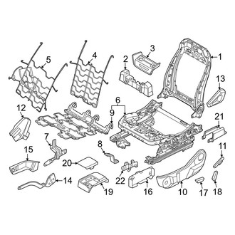Ford OE - Seats & Tracks - Passenger Seat Components (Frames & Shields)