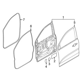 Ford OE - Front Door - Door & Components