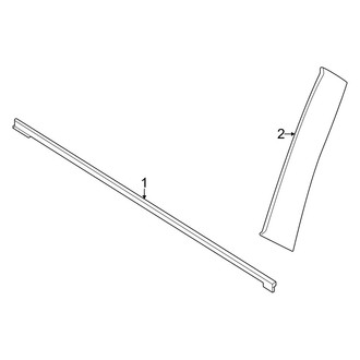 Ford OE - Front Door - Exterior Trim