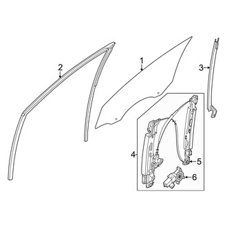 Ford OE - Front Door - Glass & Hardware