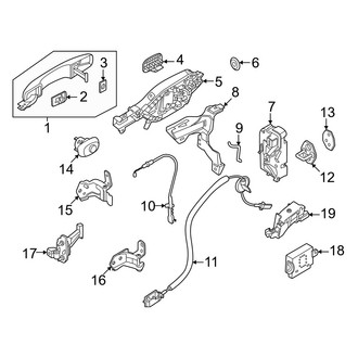 Ford OE - Front Door - Lock & Hardware