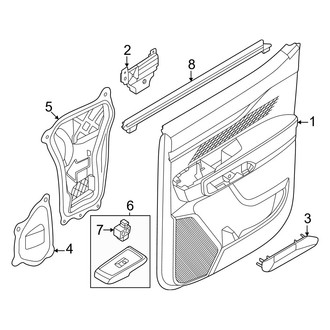 Ford OE - Rear Door - Interior Trim