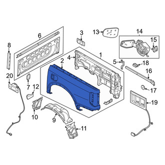 Ford OE - Rear Forward Truck Bed Panel