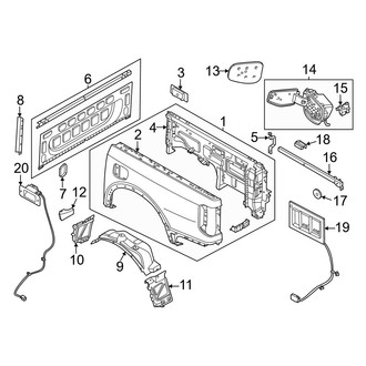 Ford OE - Pick Up Box - Front & Side Panels