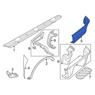 Ford OE - Rear Left Truck Bed Molding