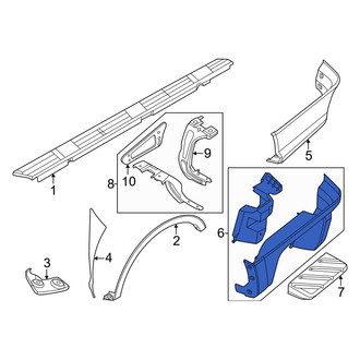 Ford OE - Rear Right Truck Bed Molding