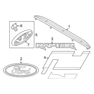 Ford OE - Tail Gate - Exterior Trim