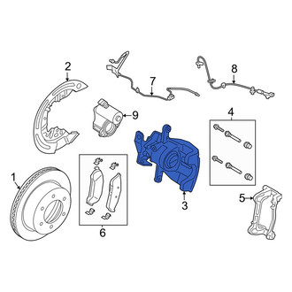 Ford OE - Rear Left Disc Brake Caliper