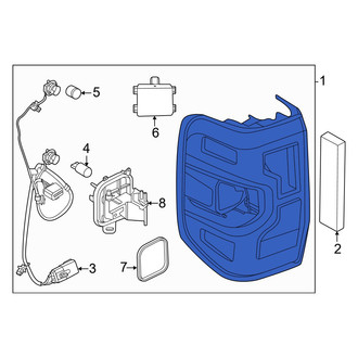 Ford OE - Rear Right Tail Light Assembly