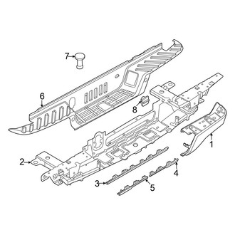 Ford OE - Rear Bumper - Bumper & Components