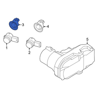 Ford OE - Rear Left Outer Parking Aid Sensor Housing
