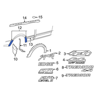 Ford OE - Front Right Stone Guard