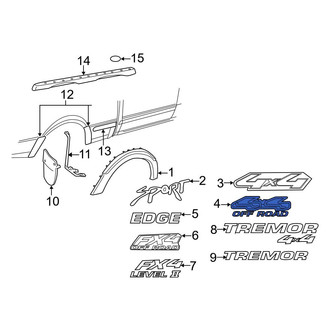Ford OE - Rear Exterior Decal