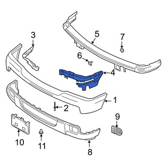 Ford OE - Front Left Bumper Cover Spacer Panel