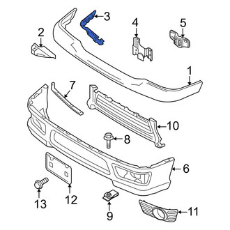 Ford OE - Front Right Bumper Cover Spacer Panel