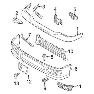 Ford OE - Front Bumper - Bumper & Components (With STX Package), (STX)