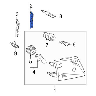 Ford OE - Inner Headlight Fastener Clip
