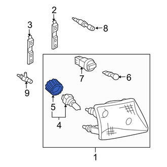 Ford OE - Headlight Bulb Clip