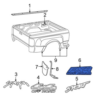 Ford OE - Rear Exterior Decal